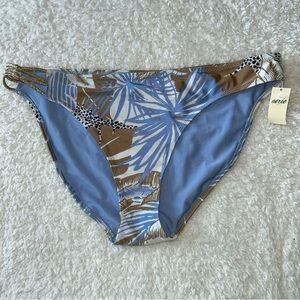 Aerie Patterned Gold Glitter Bikini Bottoms XL NEW